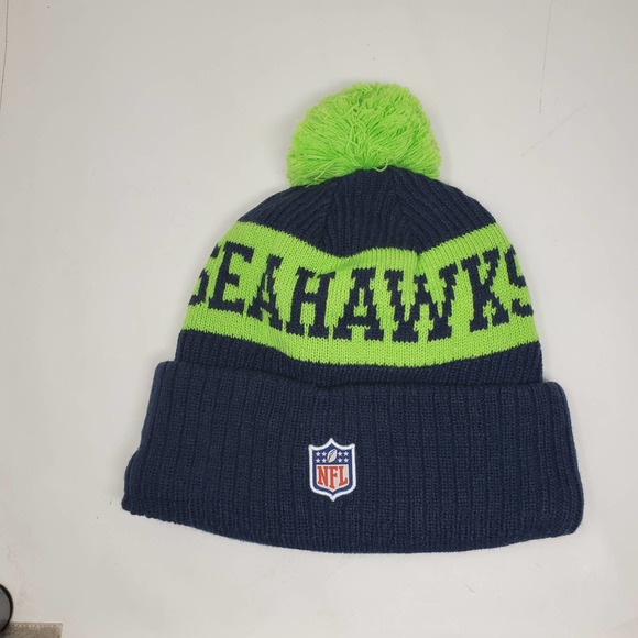 NEW 2020 NFL NEW ERA ON FIELD SIDELINE BEANIE - Seattle Seahawks - Picture 4 of 4